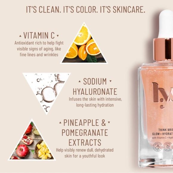🆕 2/$30🌻 LYS Beauty: Think Bright Glow + Hydrate Serum - Picture 3 of 11